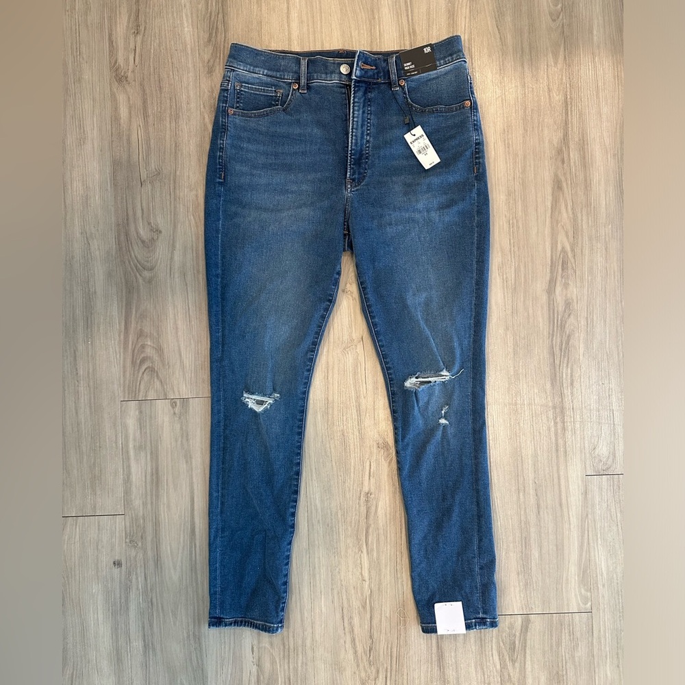 Express Skinny High Rise Luxe Comfort Size 10